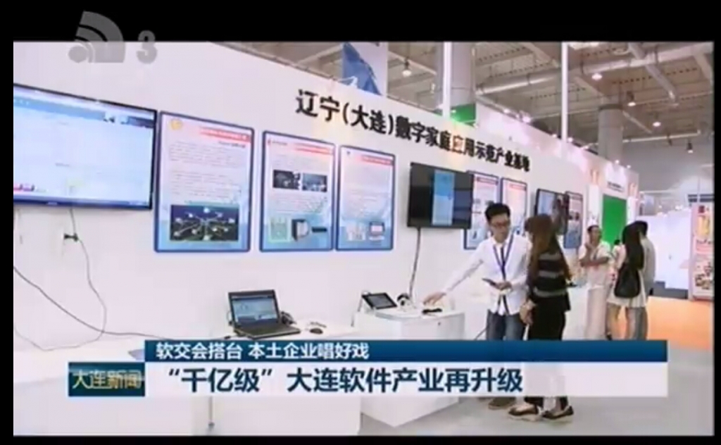 大連云動力科技參展2015年國際軟交會